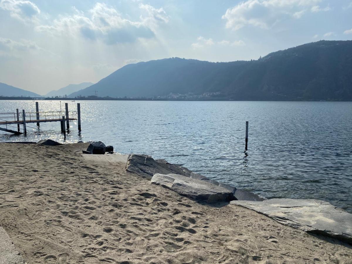 Relax-Lugano Lake Bissone Extérieur photo