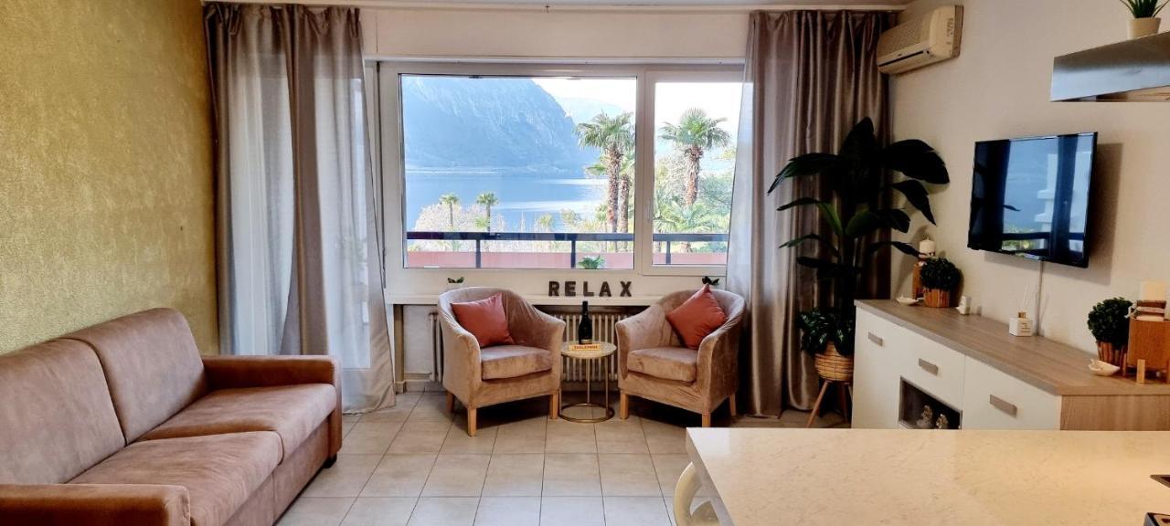 Relax-Lugano Lake Bissone Extérieur photo