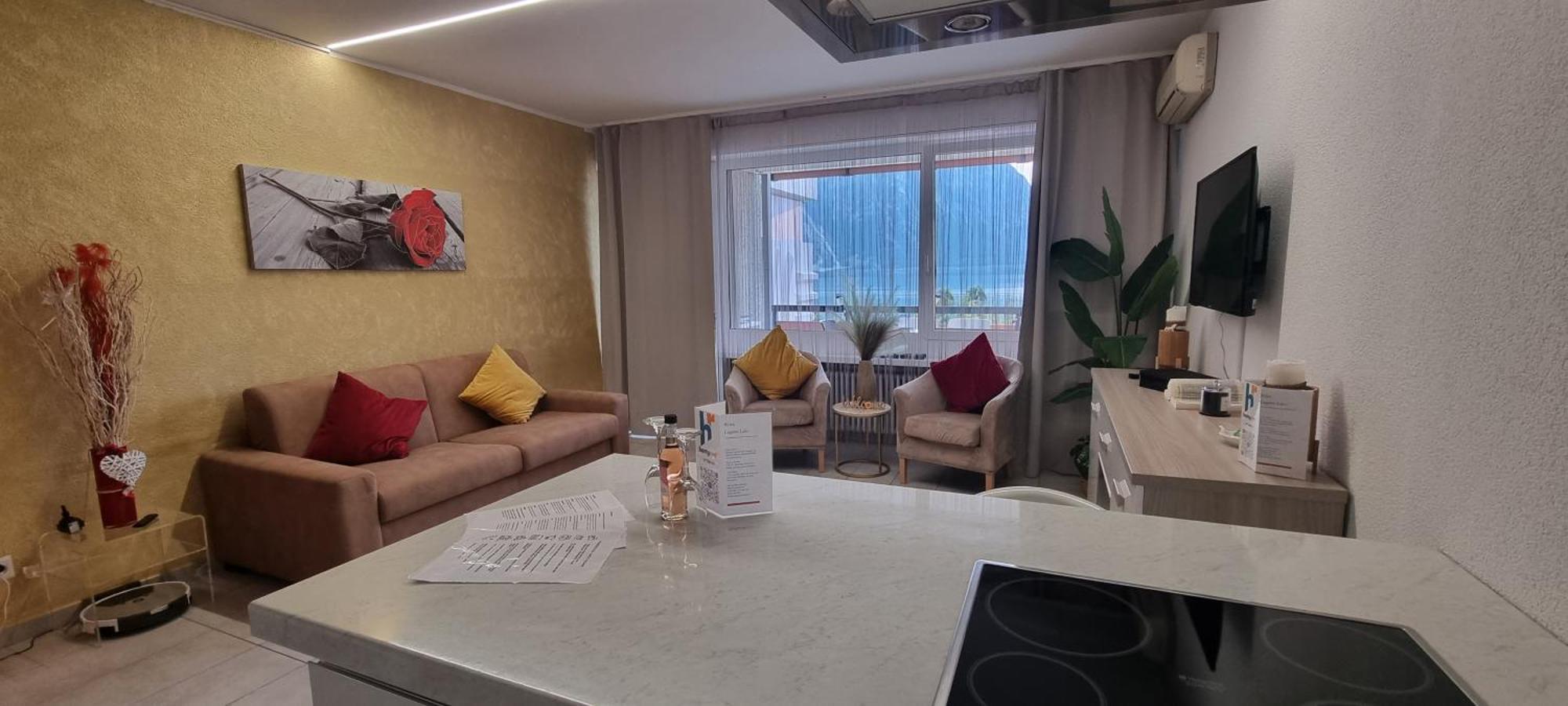 Relax-Lugano Lake Bissone Chambre photo