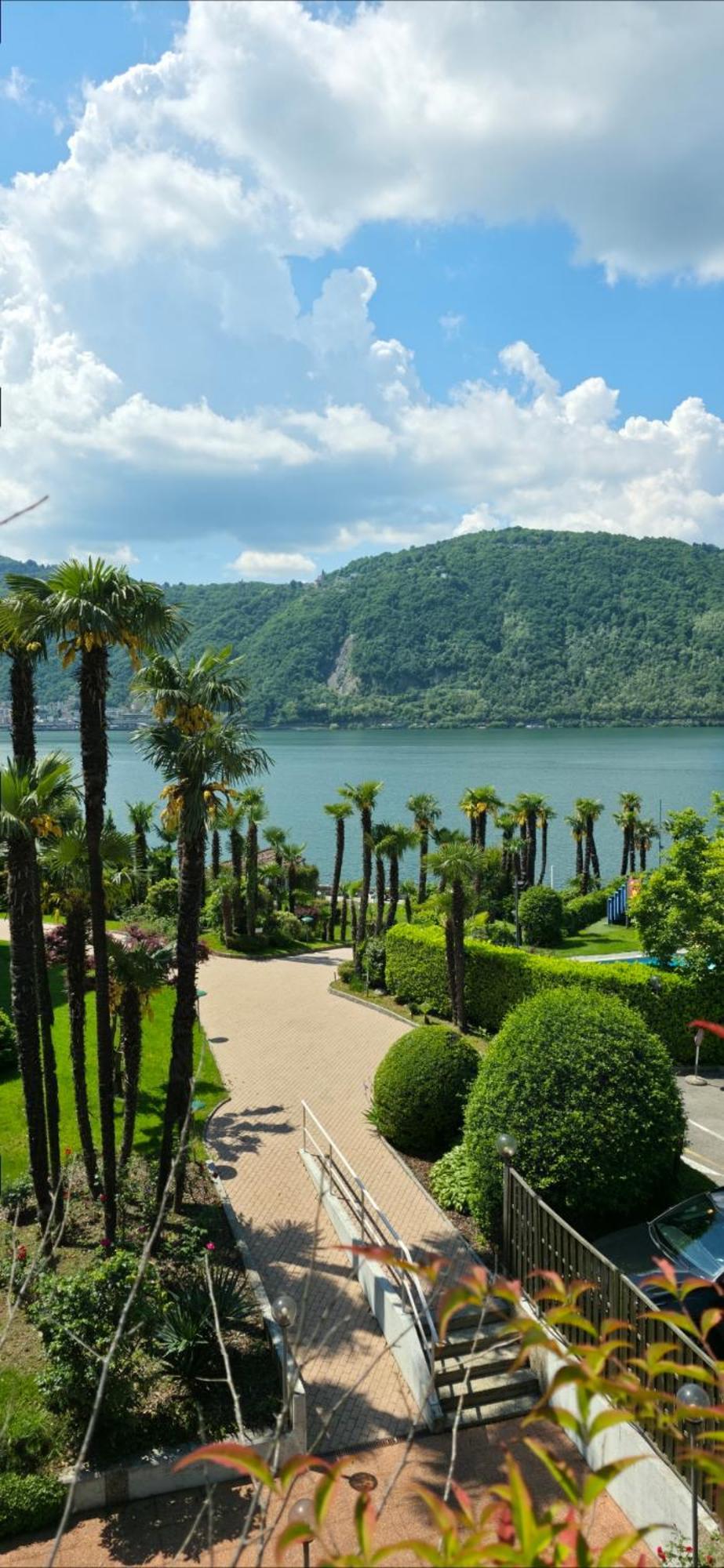 Relax-Lugano Lake Bissone Extérieur photo